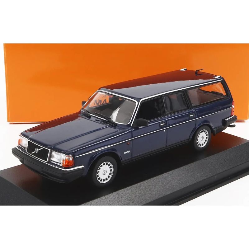 Volvo 240 GL Break - 1986 - Mörkblå - Minichamps - 1:43