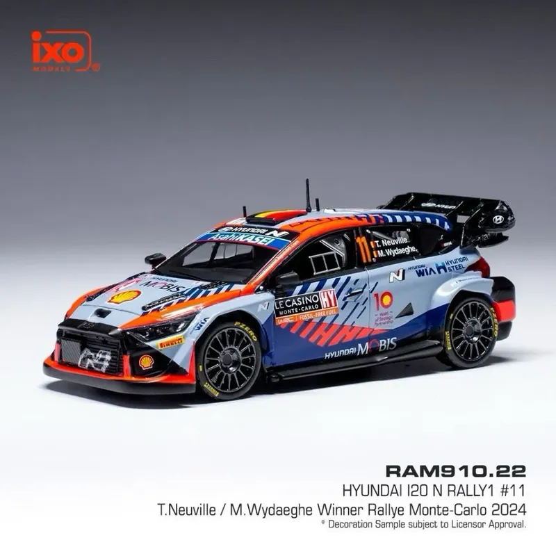 Hyundai i20 N Rally1 - Neuville / Wydaeghe 2024 - Ixo - 1:43