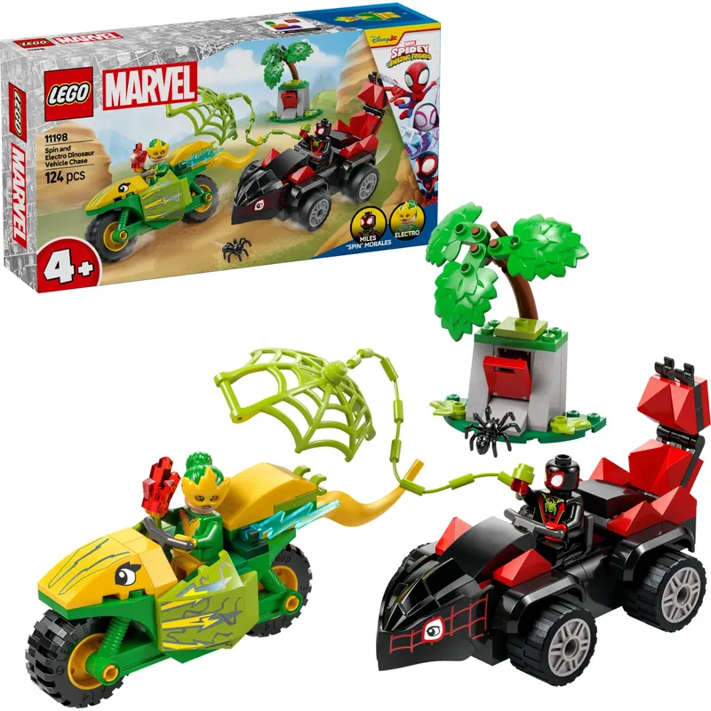 Spin and Electro Dinosaur Vehicle Chase - 11198 - LEGO