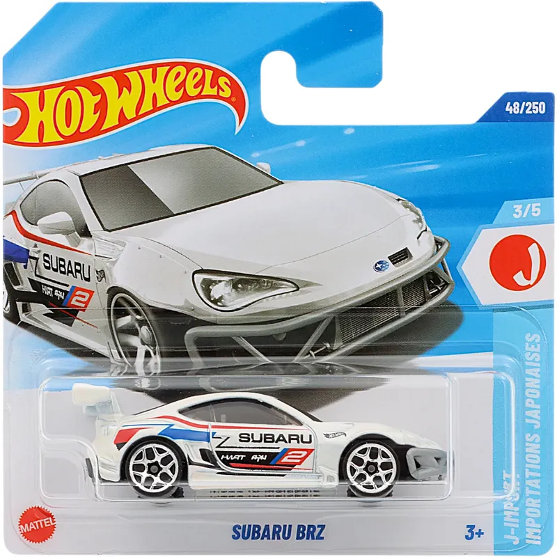 Subaru BRZ - Vit - J-Import - 48/250 - Hot Wheels