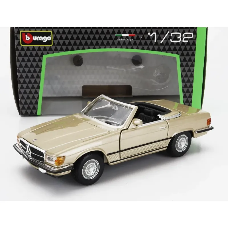 Mercedes-Benz 450 SL (1977) - Guld - Bburago - 1:32