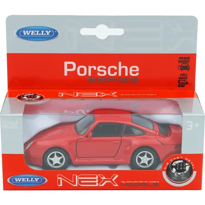 Porsche 959 - Röd - Welly - 12 cm