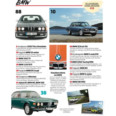 BMW - Klassikers Samlarserie #18 - Tidning