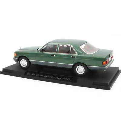 Mercedes-Benz S-Class (W126) - Mörkgrön metallic - 1979 - MCG - 1:18