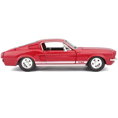 1967 Ford Mustang GT - Röd - Maisto - 1:24