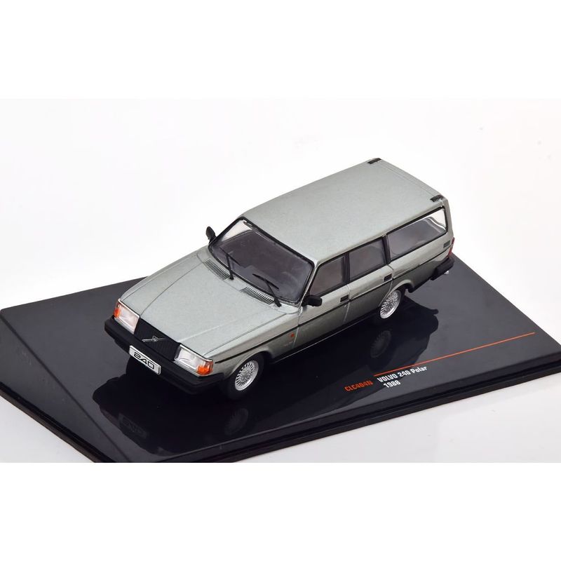 Volvo 240 Polar 1988 - Gråmetallic - Ixo Models - 1:43