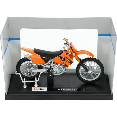 KTM 525 SX - Motocrosscykel - Orange - Maisto - 13 cm