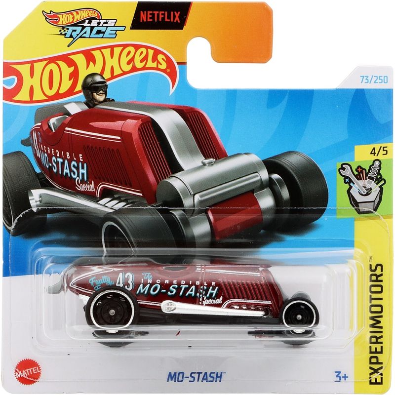 Mo-Stash - Röd - Let's Race - Netflix - Hot Wheels