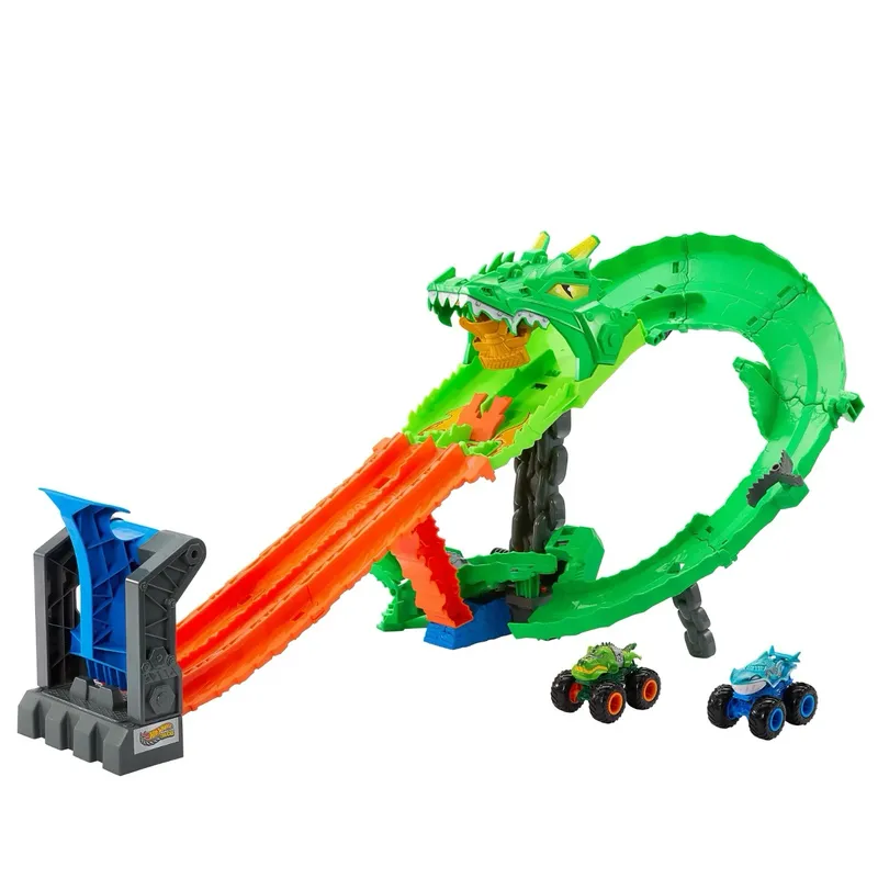 Dragon Demolition - Monster Trucks - Track - Hot Wheels