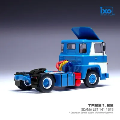 Scania LBT 141 - 1976 - Blå - Ixo Models - 1:43