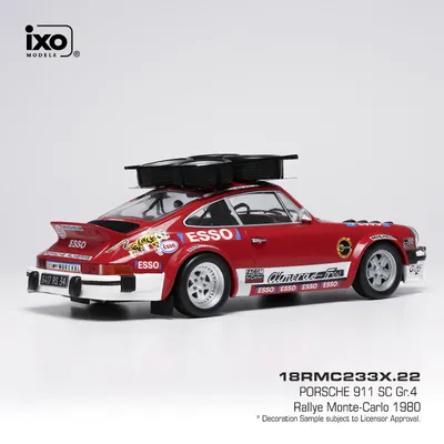 Porsche 911 SC Gr.4 - Rallye Monte-Carlo 1980 (Service Car) - Ixo Models - 1:18