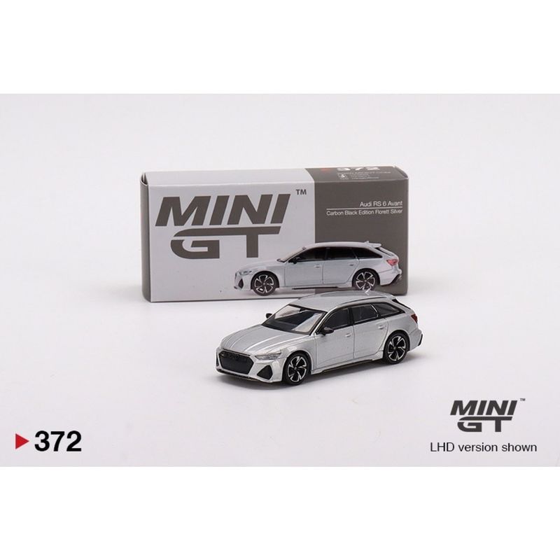 Audi RS 6 Avant - Silver - 372 - Mini GT - 1:64
