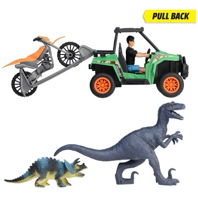 Dino Explorer - Fordon och Dinosaurier - Dickie Toys