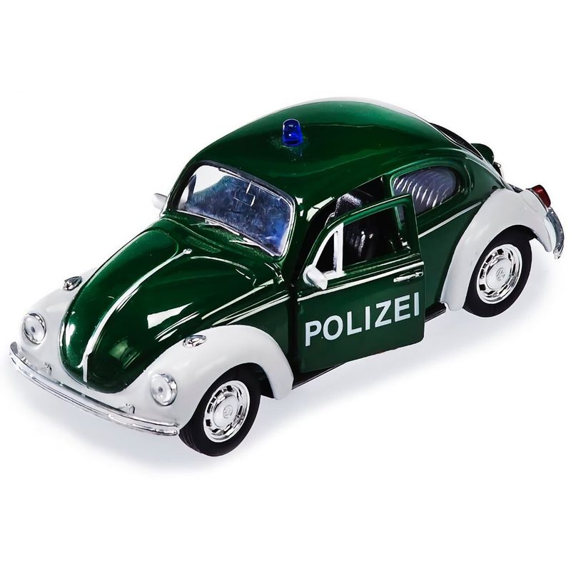 Volkswagen tysk polisbil i metall