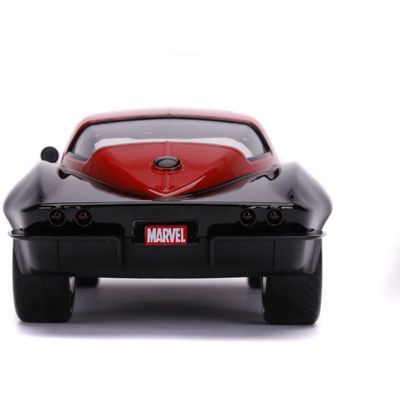 Black Widow & 1966 Chevy Corvette - Avengers - Jada - 1:24