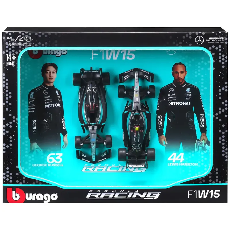 Mercedes-AMG - 2024 - Hamilton + Russell - Bburago - 1:43