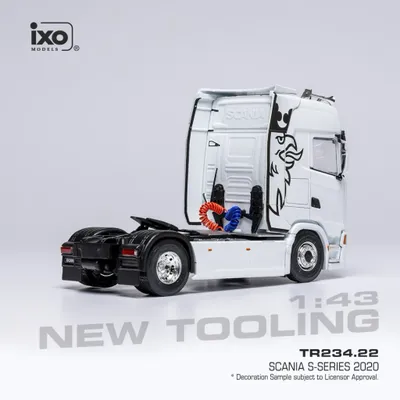 Scania S 500 4x2 (S-Series) - Trækker - 2020 - Hvid - Ixo Models - 1:43