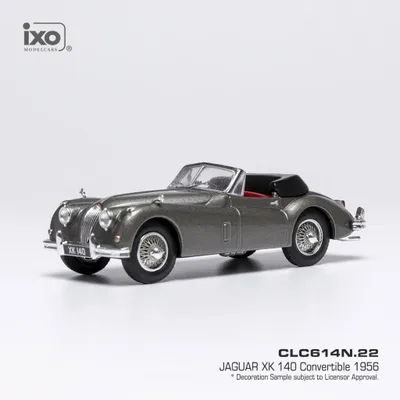 Jaguar XK 140 Convertible - 1956 - Grå - Ixo Models - 1:43