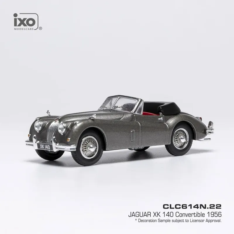 Jaguar XK 140 Convertible - 1956 - Grå - Ixo Models - 1:43