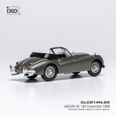 Jaguar XK 140 Convertible - 1956 - Grå - Ixo Models - 1:43