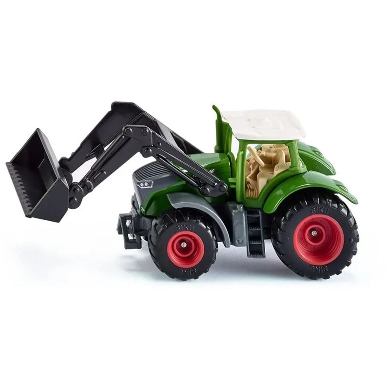 Fendt 1050 Vario med frontlastare - Grön - 1393 Siku - 6 cm