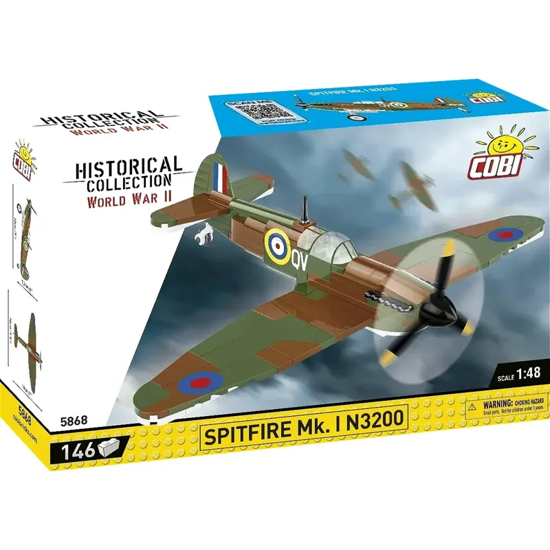 Spitfire Mk. I N3200 - Byggklossar - 5868 - Cobi - 1:48