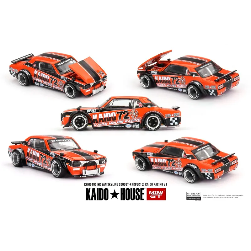 Nissan Skyline 2000GT-R (KPGC10) Kaido Racing - Kaido House - Mini GT