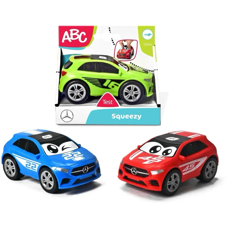 Blød bil fra 12 måneder - Mercedes - Squeezy - Dickie Toys