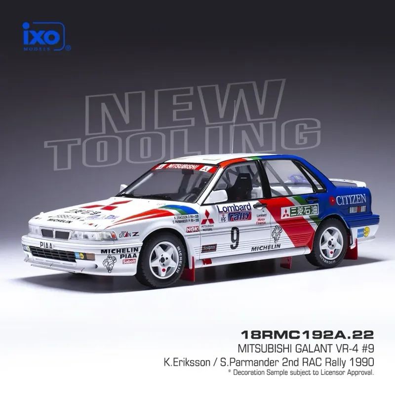 Mitsubishi Galant VR-4 - Eriksson / Permander - 1990 - Ixo - 1:18
