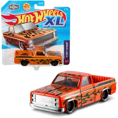 '83 Chevy Silverado - Hot Wheels XL - Orange - 11 cm