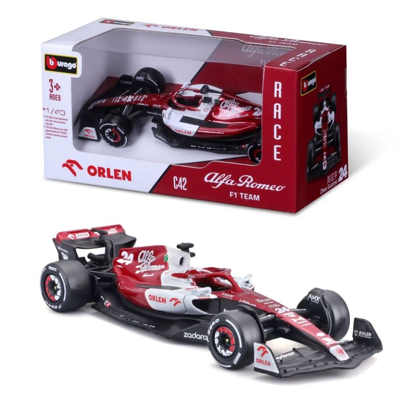 F1 - Alfa Romeo - C42 - Z Guanyu #24 - Bburago - 1:43