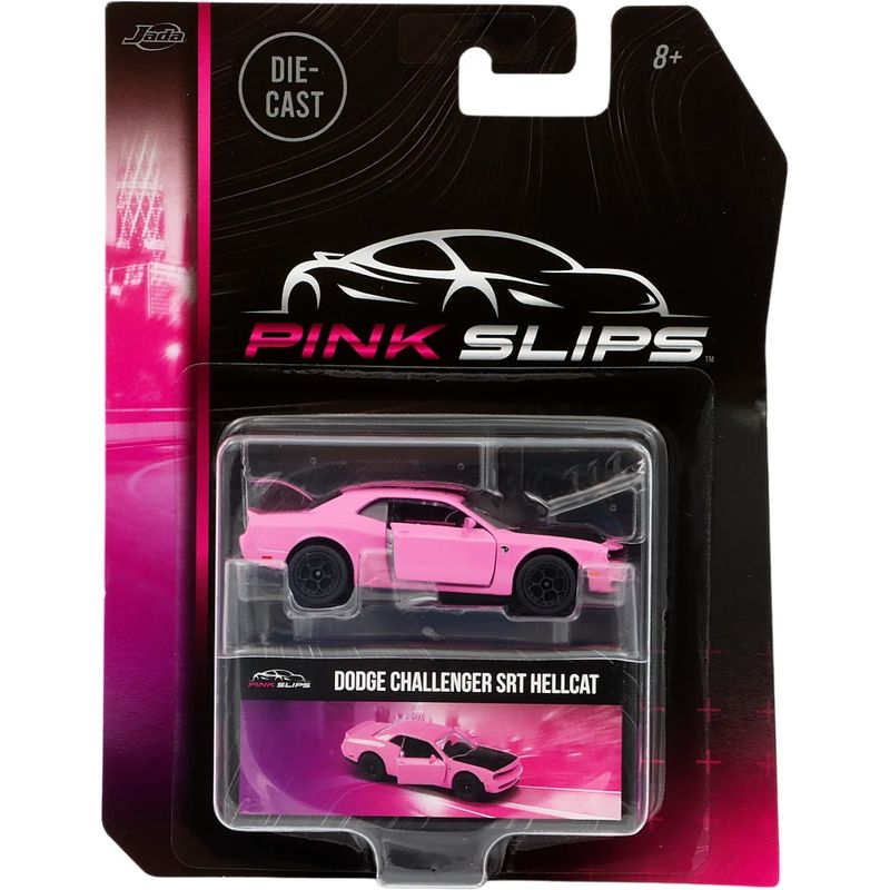 Dodge Challenger SRT Hellcat - Pink Slips - Jada Toys - 7 cm