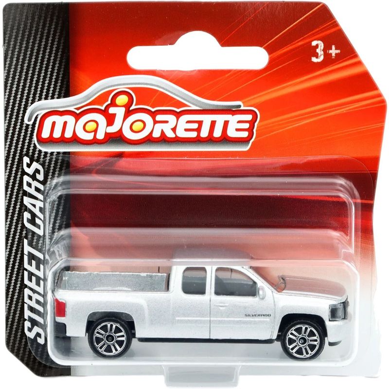 Chevrolet Silverado - Street Cars - Silver - Majorette