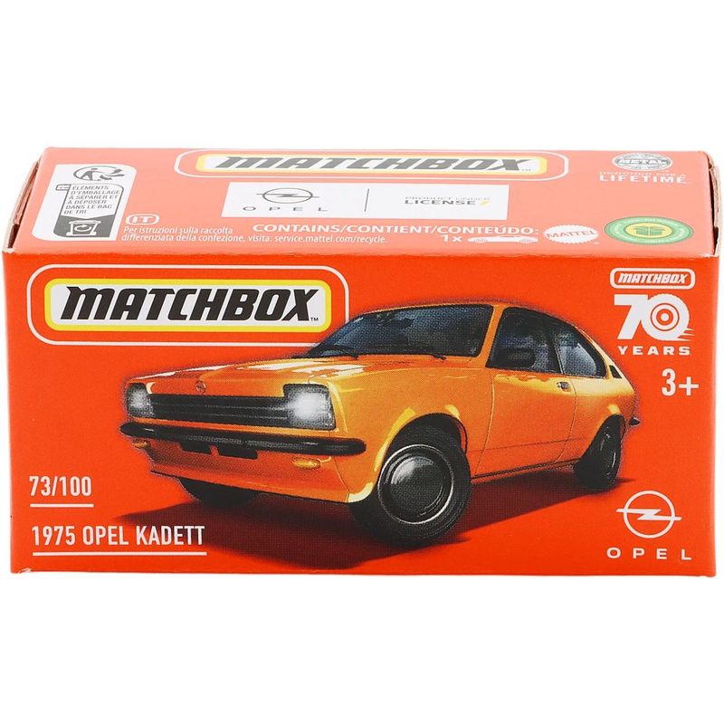 1975 Opel Kadett - Orange - Power Grab - Matchbox