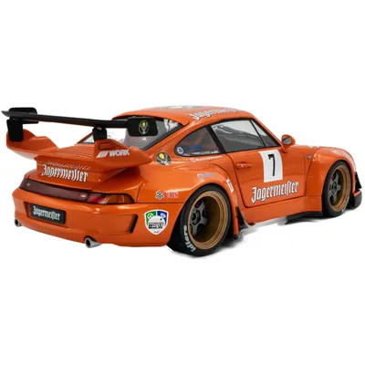 Porsche 911 (993) - RWB bodykit och Jägermeister Livery - Solido 1:18