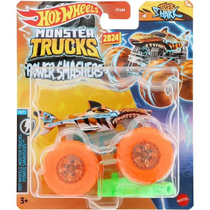 Tiger Shark - Monster Trucks - Power Smashers - Hot Wheels