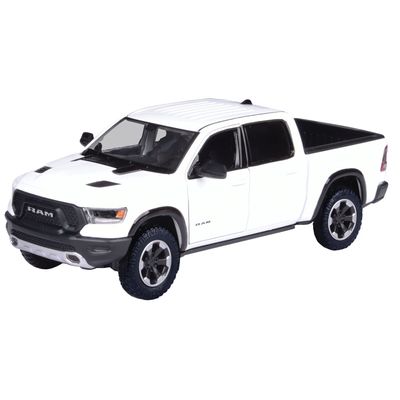 2019 RAM 1500 Crew Cab Rebel - Vit - Motormax - 1:27
