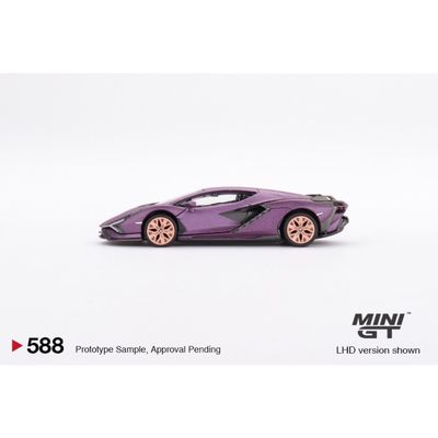 Lamborghini Sián FKP 37 - Lila - 588 - Mini GT - 1:64