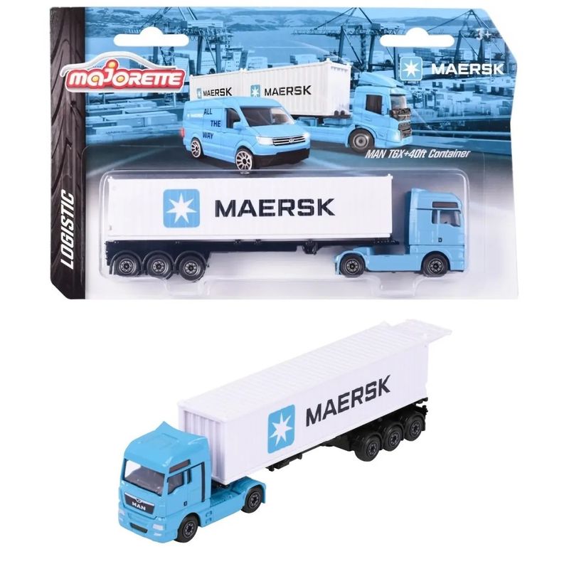 MAN TGX + 40 ft Container - MAERSK - Logistic - Majorette