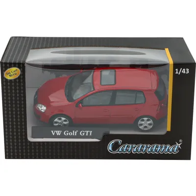 Volkswagen Golf V GTI - Röd - Cararama - 1:43