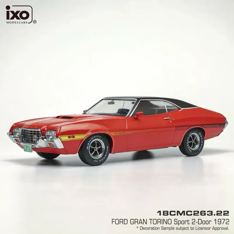 Ford Gran Torino Sport - Röd - 1972 - Ixo Models - 1:18