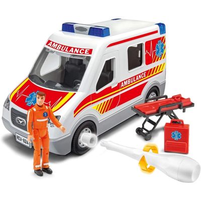 Ambulans - Byggsats - 00824 - Revell Junior - 26 cm