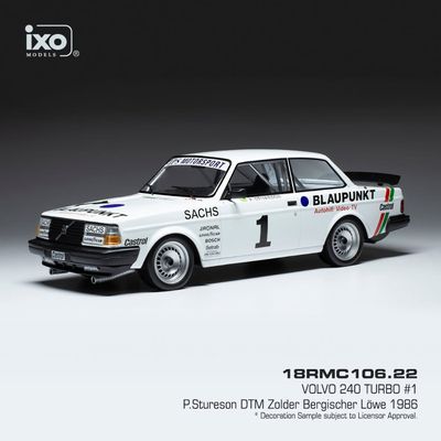 Volvo 240 Turbo - #1 Per Stureson - Zolder 1986 - Ixo - 1:18
