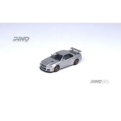 Nissan Skyline GT-R (R34) V-Spec II - Silver - Inno64 - 1:64