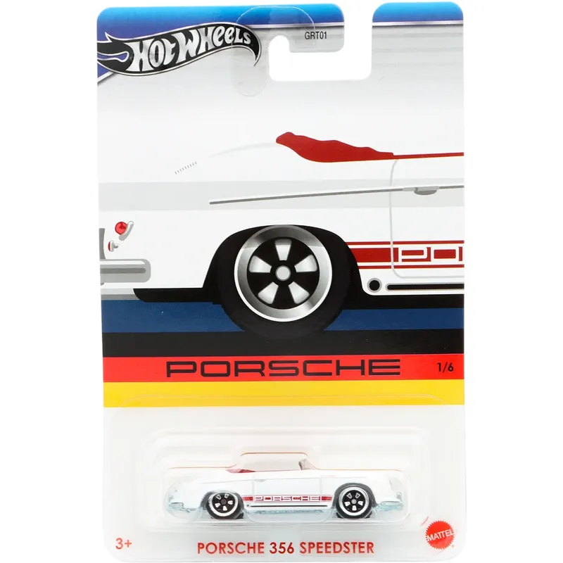 Porsche 356 Speedster - Vit - Porsche Series - Hot Wheels