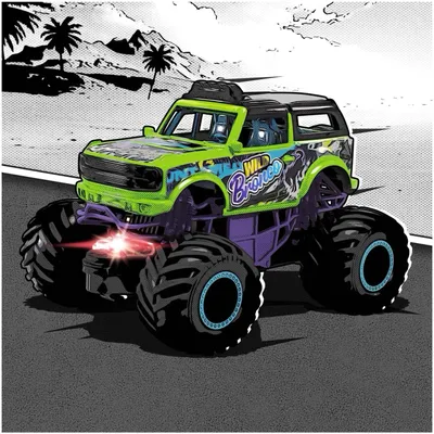 Wild Bronco - Ljud och Ljus - Dickie Toys - 18 cm
