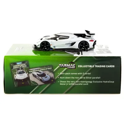 Koenigsegg Jesko Attack - Vit - GLOBAL64 Tarmac Works - 1:64