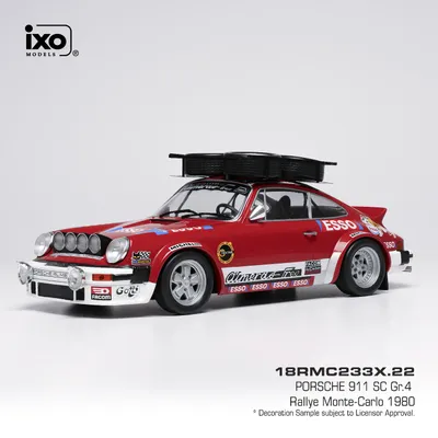 Porsche 911 SC Gr.4 - Rallye Monte-Carlo 1980 (Service Car) - Ixo Models - 1:18