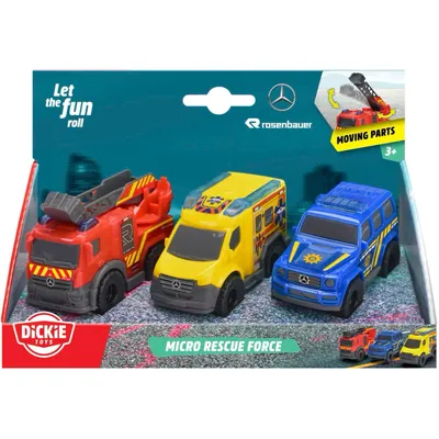 Micro Rescue Force - Mercedes-Benz - Dickie Toys