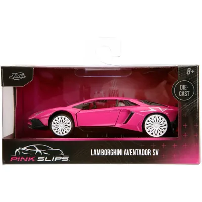 Lamborghini Aventador - Rosa - Pink Slips - Jada - 13 cm